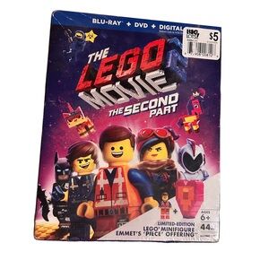 LEGO Movie 2 Blu-Ray Combo Pack with Limited Edition LEGO minifigure